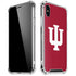 Indiana University IU Logo iPhone XS Max Clear Case